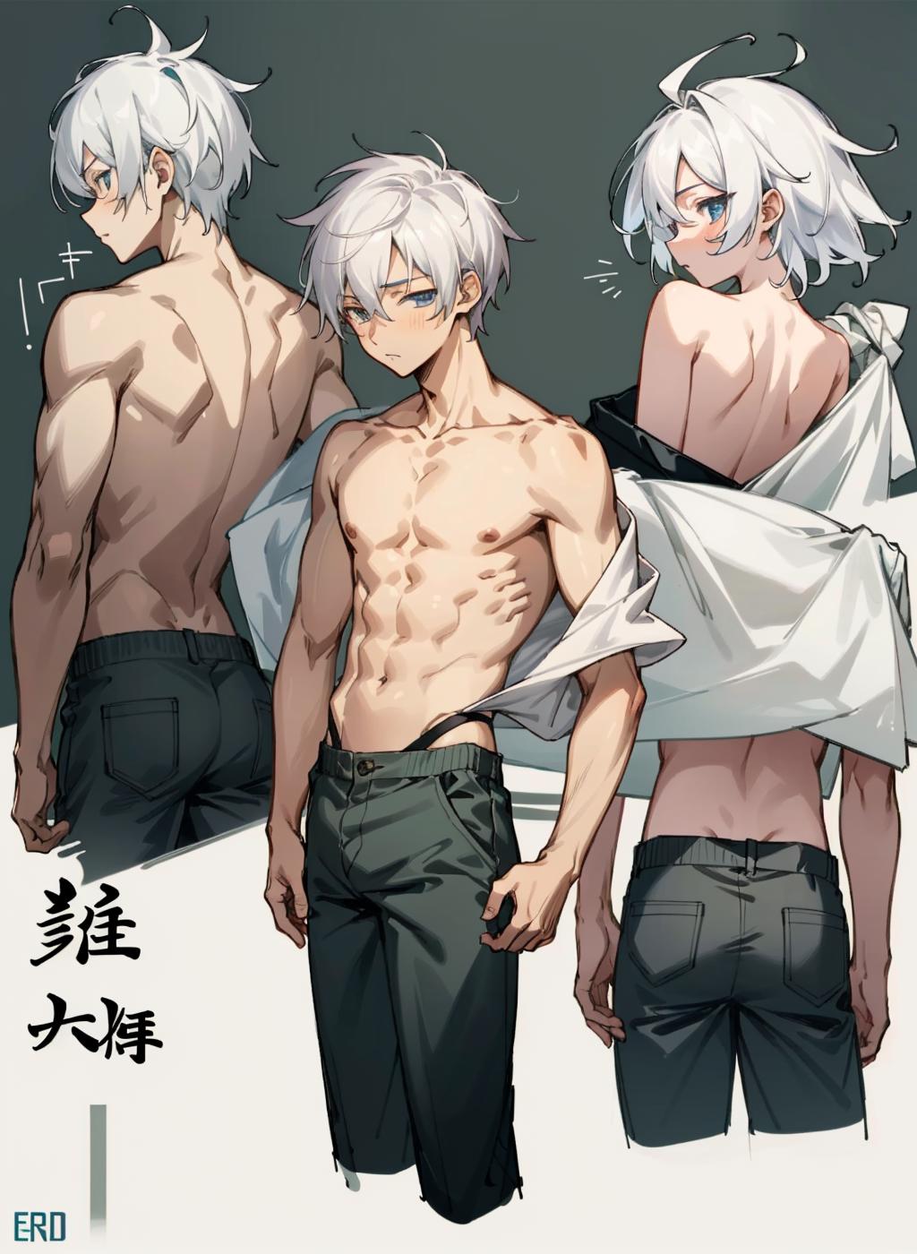 Shirtless Anime Boys — The full version of the Barakamon poster from the...